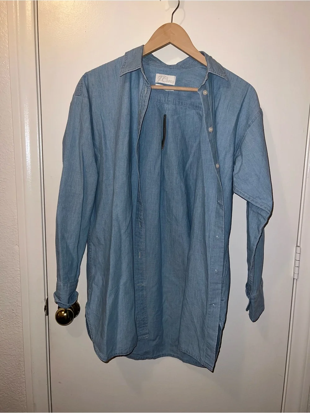 J. Crew Light Chambray Button-Up Shirt